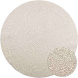  Rug "ZIZUR" Cream Ø 200 cm Juta videz Notranje in zunanje | Shoptok.si