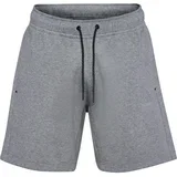 Hlače 'Tech Fleece' siva melange / crna