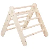 Trikotnik iz borovega lesa v naravni barvi 60x60x60 cm Montessori -