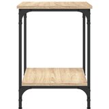  Stolić za kavu boja hrasta sonome 40x40x55 cm konstruirano drvo | shoptok.hr