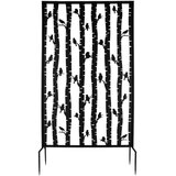 Esschert Design Crni metalni balkonski zastor 100x186 cm Birds – | shoptok.hr