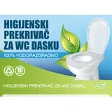 Higijenski prekrivač za wc dasku, 10 komada