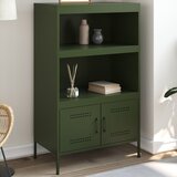 Furnova Visoka omara olivno zelena 68x39x113 cm jeklo, (21918530) Cene