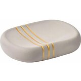 Tendance posuda za sapun gold stripes 12X9X2,5 cm keramika, siva Cene'.'