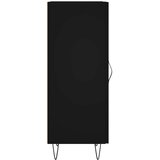  Komoda crna 34,5 x 34 x 90 cm od konstruiranog drva | shoptok.hr
