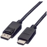 Roline green DisplayPort/HDMI kabel DisplayPort vtič, HDMI-A vtič 3 m črna 11.44.5782 zaščiten, TPE plašč, brez halogena DisplayPort kabel, (20418233) | Shoptok.si