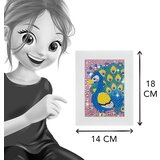 Buki France kreativni set za ustvarjanje fotografije s kristalčki glitters peacock | Shoptok.si