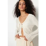 Trendyol Blouse - Ecru - Slim fit