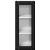  Zidni stakleni ormarić Lucca Crna 40 x 31 x 100 cm | shoptok.hr