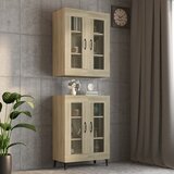 Maison Chic Viseča Stenska omarica - Zidna omarica sonoma hrast 69,5x34x90 cm iu422, (22063064) | Shoptok.si