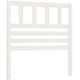  Uzglavlje za krevet bijelo 81 x 4 x 100 cm od masivne borovine | shoptok.hr