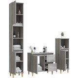  3-dijelni set kupaonskih ormarića boja hrasta sonome drveni | shoptok.hr