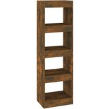 Furnova Knjižna omara/pregrada dimljeni hrast 40x30x135 cm, (21933225) | Shoptok.si