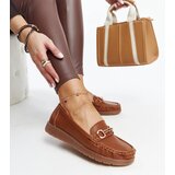 Gemre Brown moccasins with a buckle Anisah | Shoptok.si