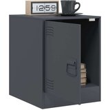 vidaXL Noćni ormarići 2 kom antracit 34 5 x 39 x 44 cm čelični | shoptok.hr