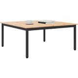  Klubska miza Naravna 100 x 100 x 45 cm Masivno borovo les, (5000107328) | Shoptok.si