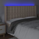  LED uzglavlje boja cappuccina 147x16x118/128cm od umjetna koža | Eponuda.ba