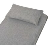 In okretna stolica sofa krevet od tkanine svjetlosivi | shoptok.hr
