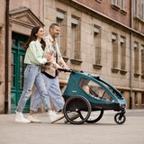 Hauck 2u1 prikolica za bicikl i dječja kolica za dvoje djece Dryk Duo Grey | shoptok.hr