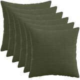  Presvlaka za jastuk 6 pcs HEERLEN Zelena 45 x 45 cm Kord | shoptok.hr