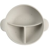 Canpol Dots silikonska posoda s priseskom Grey 360 ml | Shoptok.si
