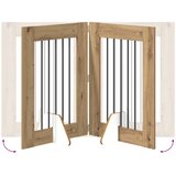  Vrata za pse s postoljem 6 pcs Hrast artisan 60 x 80 cm | shoptok.hr