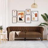 SOFA Smeđa 201,5 x 74,5 x 74,5 cm Poliester Cijene