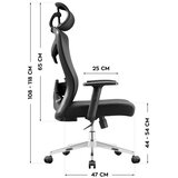  Ergonomska uredska stolica Manager 2.6 crna | shoptok.hr