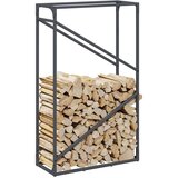  stojalo za drva antracit 60x25x100 cm hladno valjano jeklo | Shoptok.si