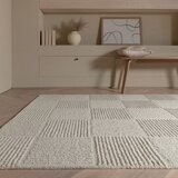 Asiatic Carpets Ručno rađen vunen tepih boje slonovače 200x290 cm Zennith Grid – | shoptok.hr