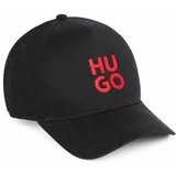 Hugo Otroška bombažna bejzbolska kapa črna barva