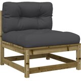  3-dijelni set vrtnih sofa s jastucima od impregnirane borovine | shoptok.hr