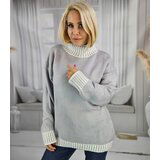 Pri Warm and cozy women's striped sweater autumn winter KEIRA | Shoptok.si