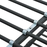  Okvir za krevet na kat crni metalni 140 x 200 / 90 x 200 cm | shoptok.hr