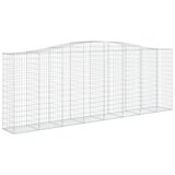  Lučne gabionske košare 9 kom 400x50x140/160cm pocinčano željezo | shoptok.hr