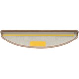  Prostirke za stepenice 20 kom 56x17x3 cm svijetlosmeđe poluokrugle | Shoptok.si