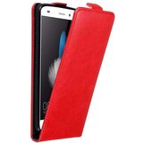 Cadorabo Ohišje, združljivo z Huawei P8 LITE 2015 v rdeče jabolko - Zaščitni ovitek v obliki flipa z magnetnim zapiranjem, (20564727) | Shoptok.si