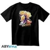 majica dragon ball z - saiyans - xl