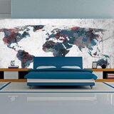  Tapeta XXL - World map on the wall 550x270 Cijene