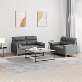  2-dijelni set sofa tamnosivi od tkanine | shoptok.hr