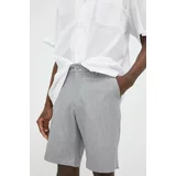 Les Deux Kratke hlače moški, siva barva