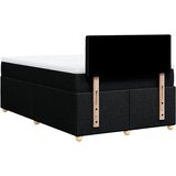  Krevet box spring s madracem crni 120 x 190 cm od tkanine | shoptok.hr