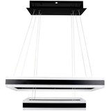  LED prigušiva luster na sajli LED/113W/230V 3000K crna | Eponuda.com