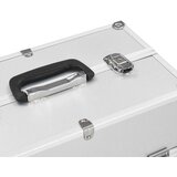  Kovčeg za šminku 38x23x34 cm srebrni aluminijski | shoptok.hr