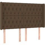  Krevet box spring s madracem LED tamnosmeđi 140x190 cm tkanina | shoptok.hr