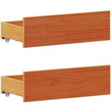  Krevet s regalom za knjige bez madraca 135 x 190 cm od borovine | shoptok.hr