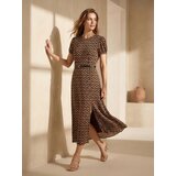 Sinsay Midi haljina s remenom u cvjetnom uzorku | shoptok.hr