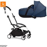 Stokke Ogrodje vozička white frame z new born shell Yoyo® navy blue | Shoptok.si