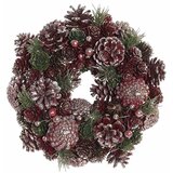  Novogodišnji venac purple 26x26x7.5 | ePonuda.com