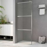 Pregrada za tuširanje s prozirnim staklom ESG 100 x 195 cm | shoptok.hr